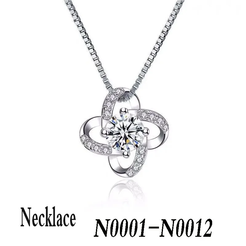 

High Quality Delicate Fashion Sterling Silver 925 Necklace N0001 N0002 N0003 N0004 N0005 N0006 N0007 N0008 N0009 N0010 N0012