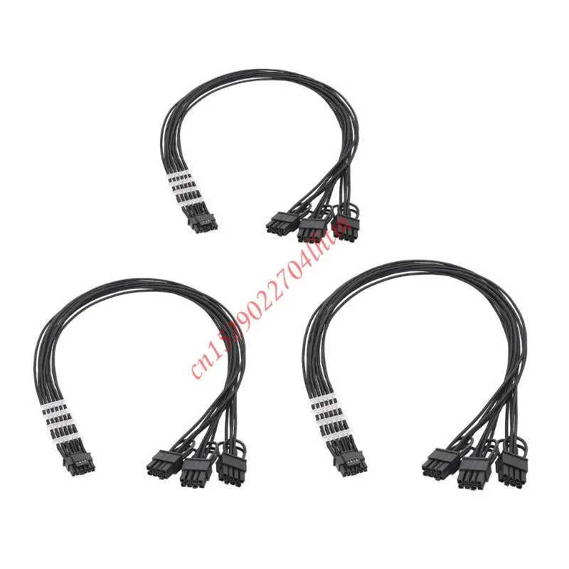 RTX40 GPU 비디오 카 전원 공급 장치 72XA용 8Pinx3 12+4Pin 16AWG 모듈러 케이블