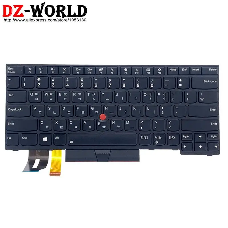 Original Novo Teclado para Lenovo Thinkpad E480 E490 T480s kr Coreano L480 T490 T495 L380 L390 Yoga L490 P43s E485 E495 Laptop - Imagem 4