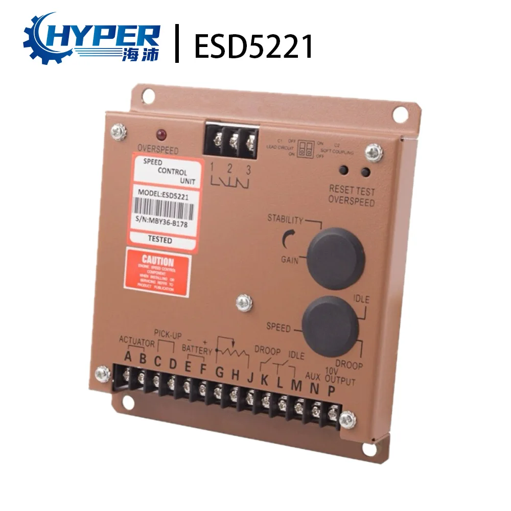 

ESD5221 ESD5500E ESD5111 ESD5220 ESD5131 ESD5120 ESD5550E ESD5522E ESD2210 Diesel Engine Speed Control Unit Governor Controller