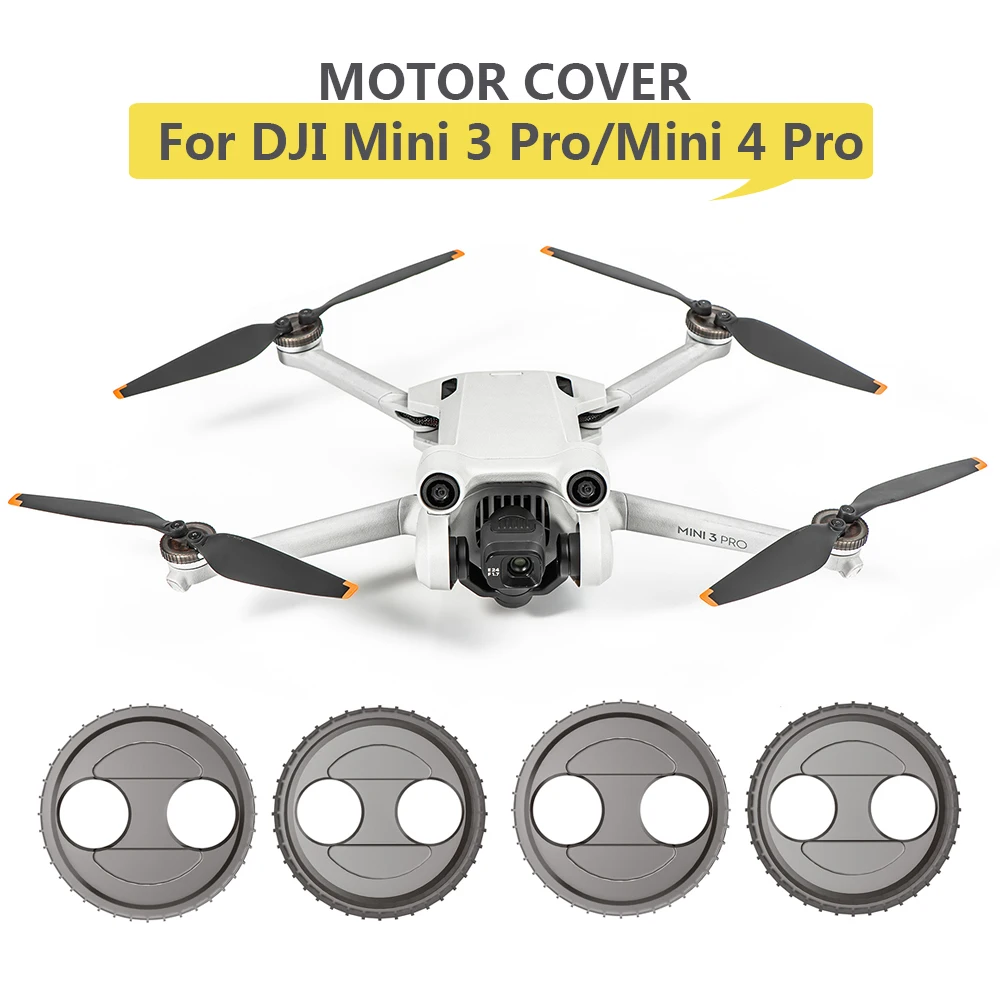 Drone Accessories Drone Motor Cover Motor Cover 4Pcs Motor Cover Scratch Proof Propellers Protective Cover Engine Protector for DJI Mini 3 Pro/Mini 4 Pro