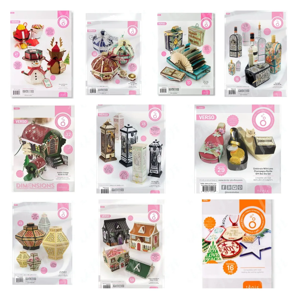 Description Picture 2 of itemNew Metal Cutting Dies Box DIY Greeting Cards Decor Scrapbooking & Stamping Festive Christmas Bell & Bauble Die Set