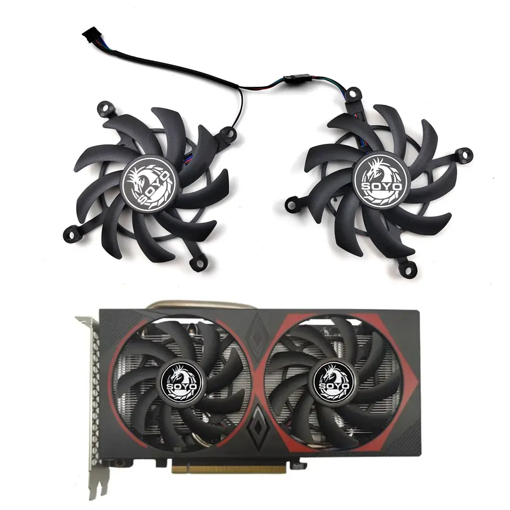 

SOYO New Gaming Graphics Cards NVIDIA GeForce GTX 1660 Super 6GB GDDR6 Graphics Card Fan Replacement