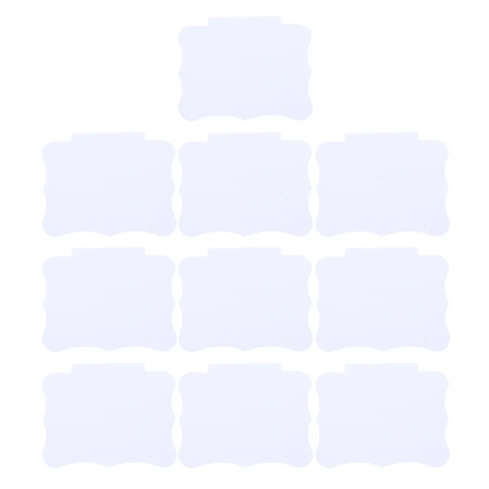 10Pcs 지울 수 있는 가격 라벨 플레이트 슈퍼마켓 소매점 디스플레이용 클립온 바구니 라벨 물세척 가능 PVC 소재 재사용 가능