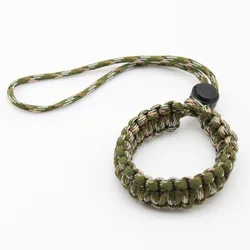 Versatile Paracord Bracelet & Wrist Strap - Durable Outdoor Accessory (Camo)