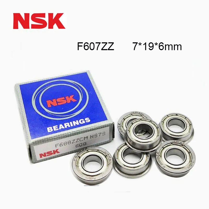 

Japan Origin NSK Bearing F607ZZ Flange Bearing 7x19x6 mm ABEC-9 ( 5/10PCS ) Flanged F607 Z ZZ High Speed Ball Bearings