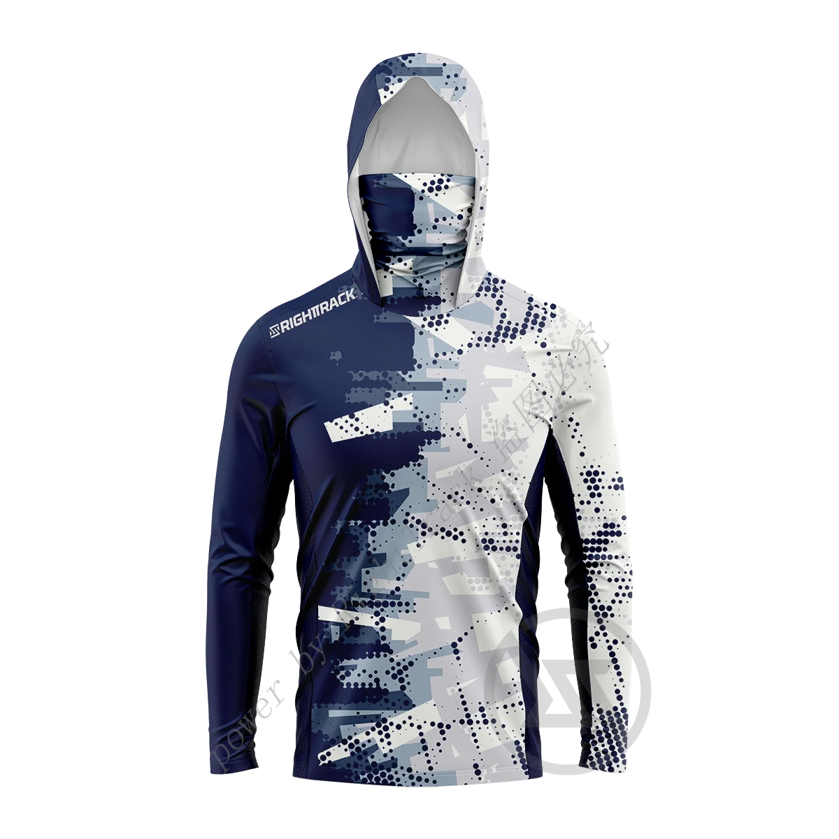 Fishing Shirts Men Long Sleeve Hoodied Mask Uv Protection Performance Quick Dry Breathable Fishing Wear