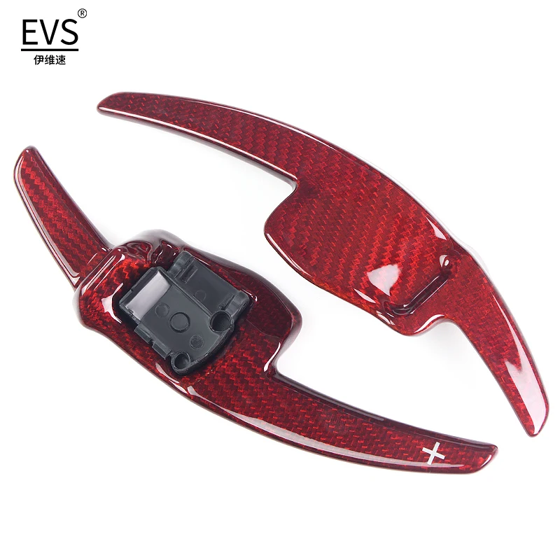 스티어링 휠 카본 파이버 패들 시프트, 골프 6 티구안 MK5 MK6 제타 GTI R20 R36 CC 시로코 차량용 액세서리 호환