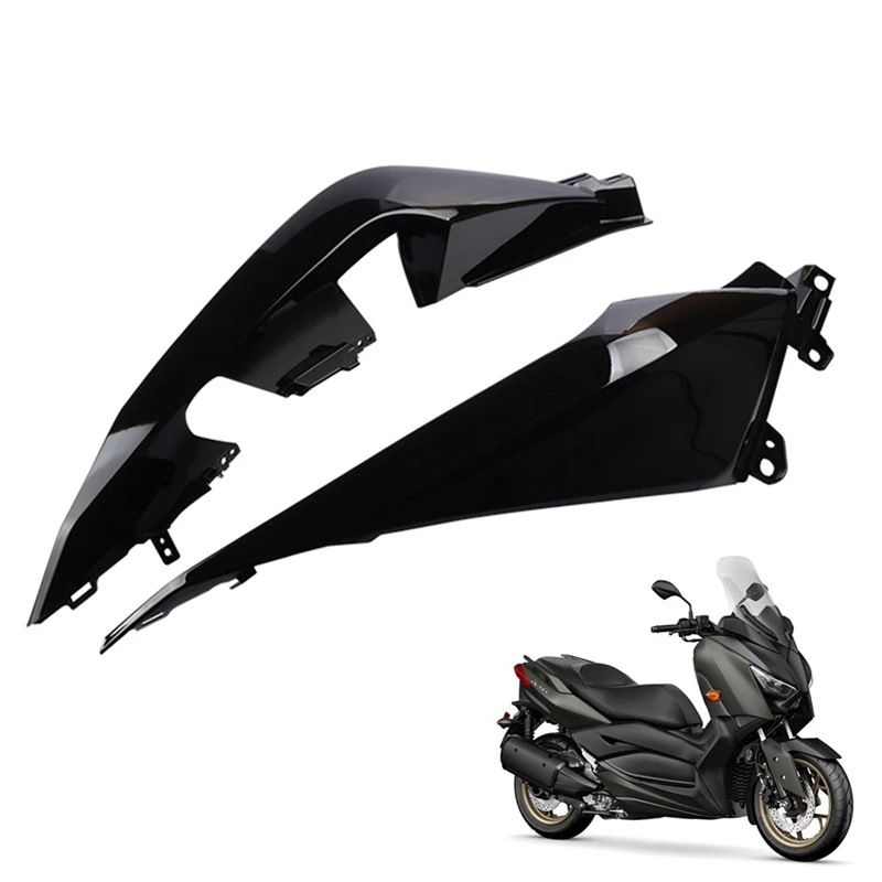 

Motorcycle Glossy Black Rear Seat Cover Side Panel Guard Fairing Cowl For YAMAHA XMAX300 2018 2019 2020