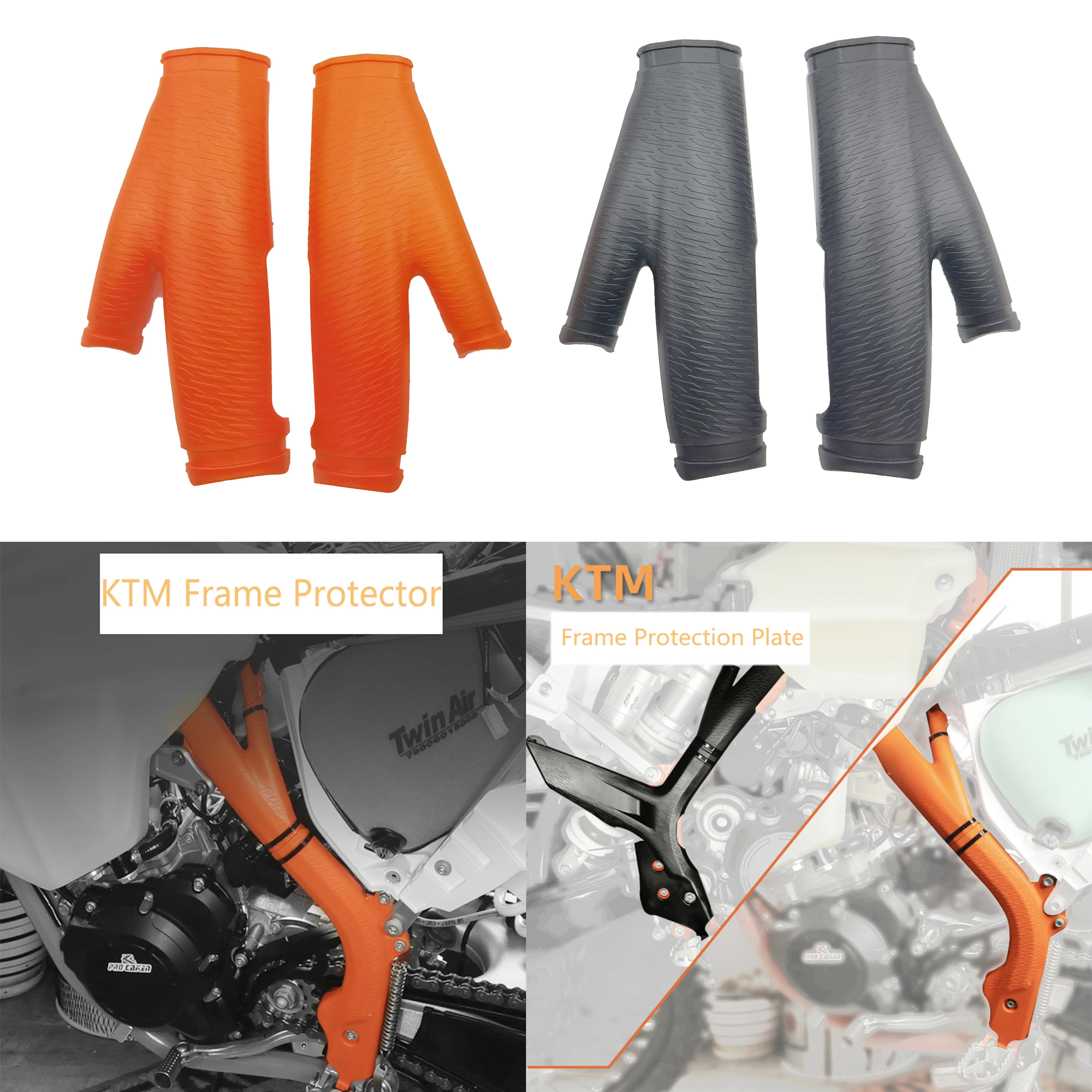 오토바이 프레임 커버 바디 가드 프로텍터, KTM SX SXF XC XCF EXC EXCF 125 150 250 300 350 450 500 2019 2020 2021 2022 