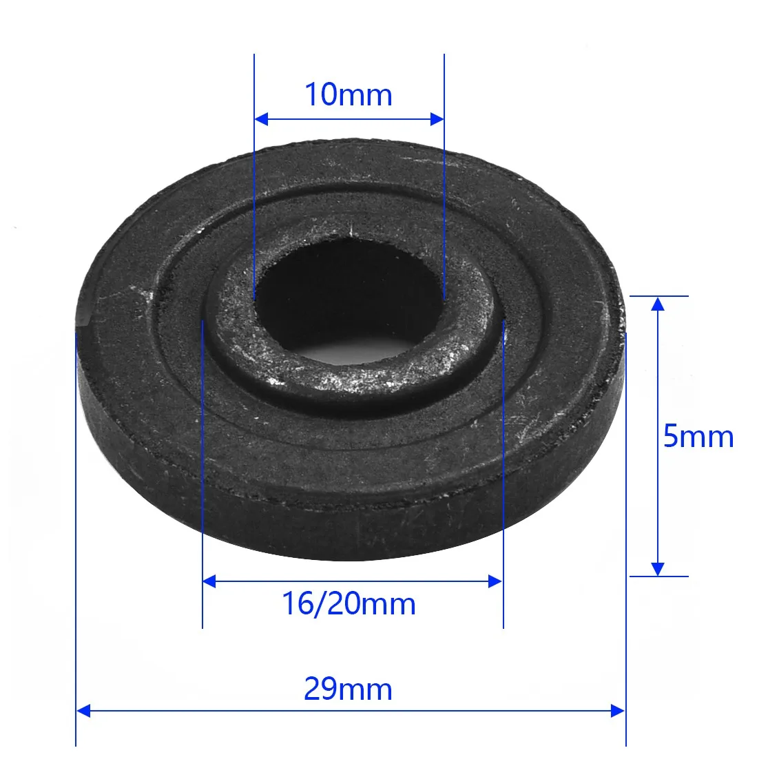 

2pcs Flange Nut M10 Thread Hexagon Ratical Angle Grinder Disc Flange For100 Type Angle Grinder Tool Power Tool Part