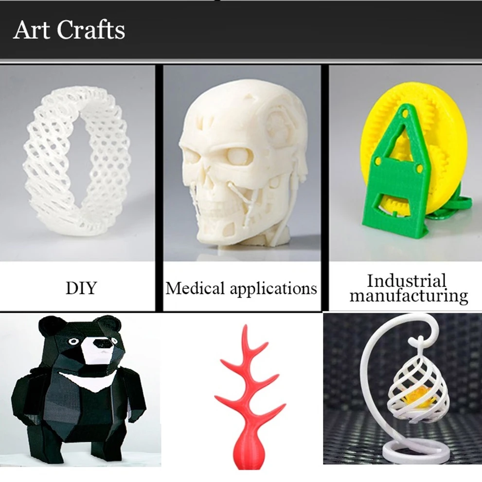 Filamento Pla Printer 1kg 175 mm Material de Impressão Degradável Ecológico Padrão Plástico Rolos Alta Qualidade Kingroon3d - Imagem 5