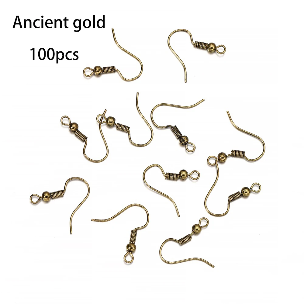 Ancient gold 100pcs