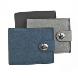 DNRXBD Men's Wallet Coin Bag Small Purses canvas Wallet Credit Card Holders Short Purse Hasp Male Purses Portefeuille Homme