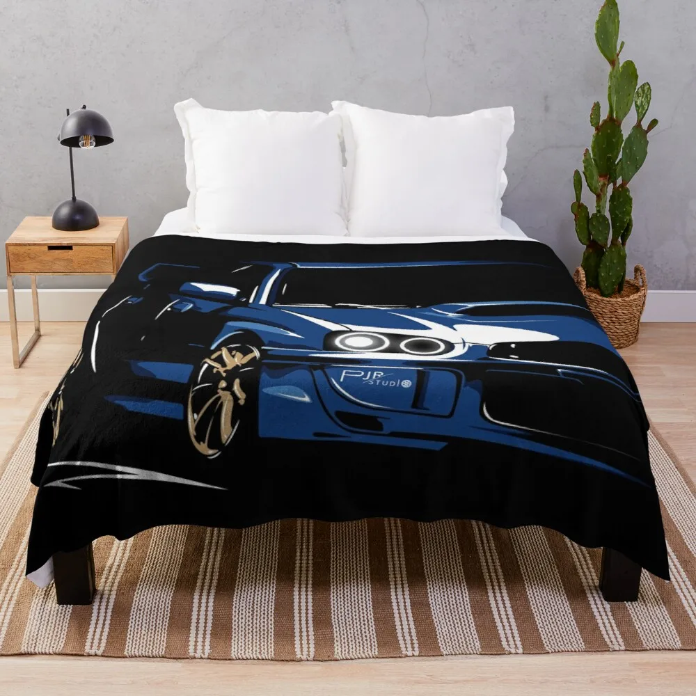 

Impreza "Blob eye" silhouette Style Throw Blanket luxury designer blanket luxury throw blanket retro blankets