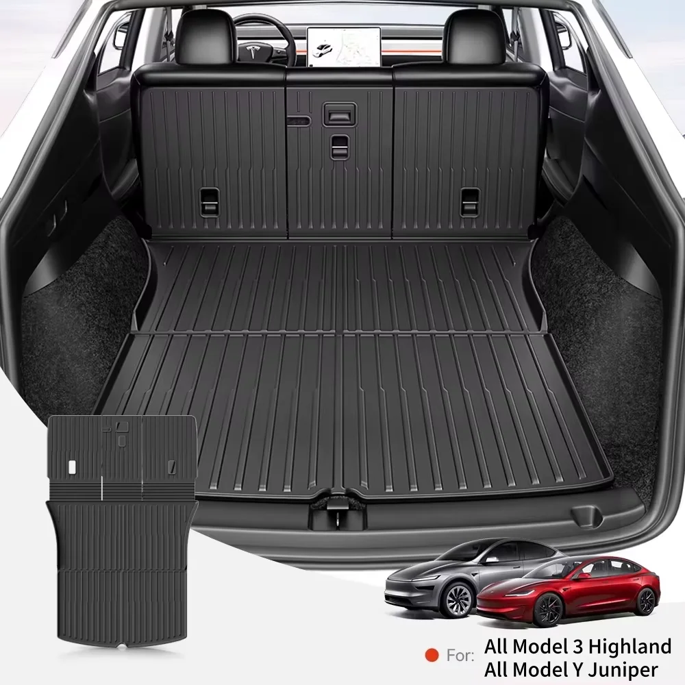 YZ For Tesla TPE Trunk mat Model 3 Y Highland 2021-2026 Car Four Seasons Waterproof Non-slip NEW TPE Special Car Accessories