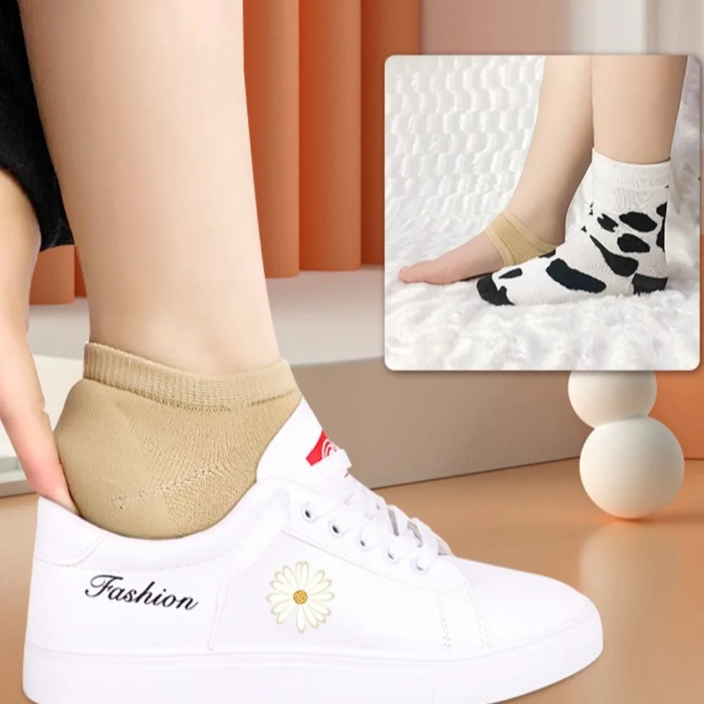 Silikon Ferse Schutzhülle Feuchtigkeitsspendende Anti-Riss Plantarfasziitis Ferse Socken Schmerzen Relief Fasziitis Unterstützung Schuh Pads – Detail 7