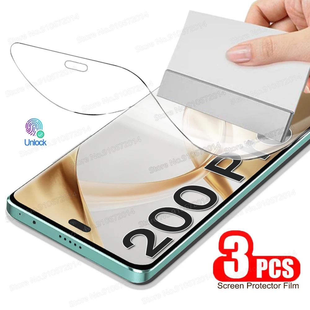 Premium Hydrogel Screen Protector Set - 3 Pack