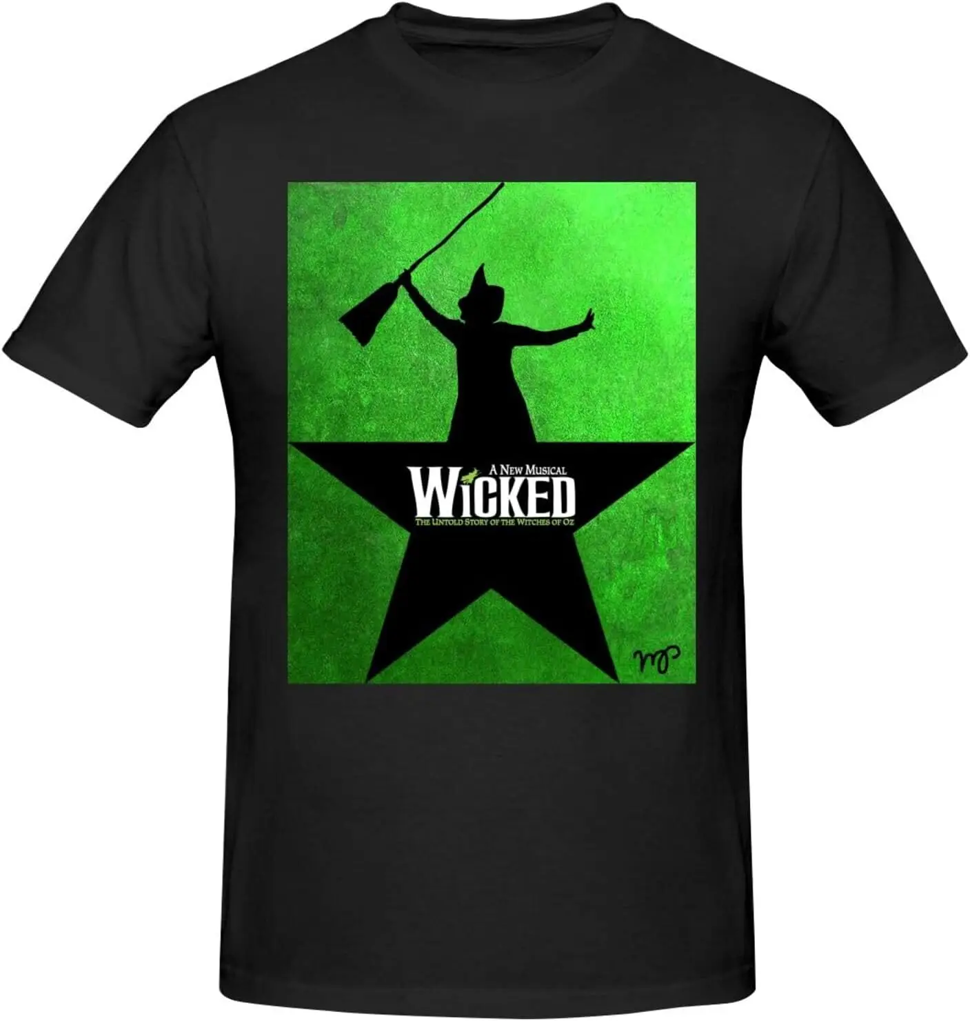 

Mens T Shirt for The Musical Wicked T Shirts,Fashion Clothing Short Sleeve Shirt