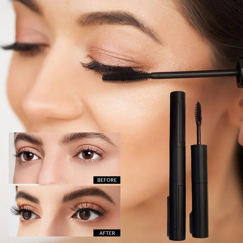 

Mascara Cream Long Lasting Mascara Voluming And Curling Amplified Tube Lengthening Double Ended Natural Looking Lashes Accessory