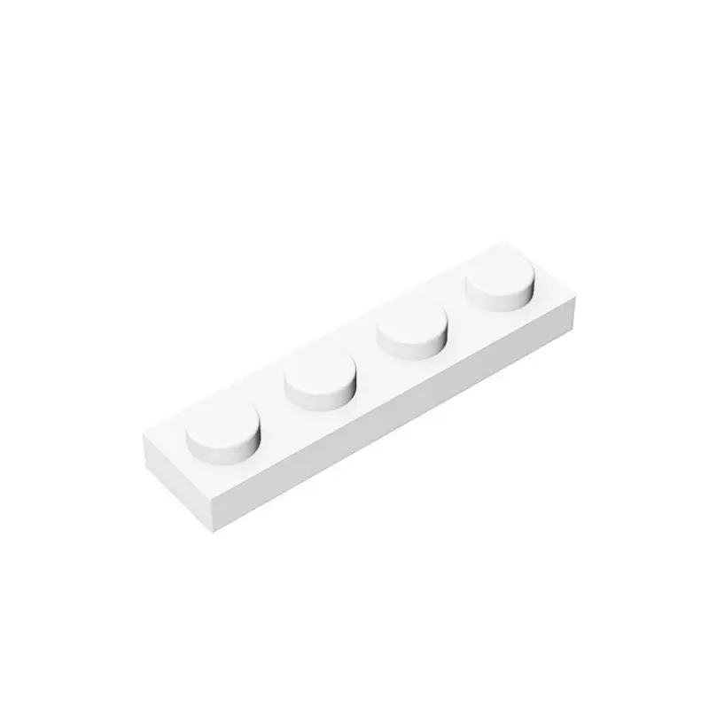 MOC 10PCS 3710 플레이트 1x4 빌딩 블록 키트 하이테크 보드 라이트 패널 벽돌 입자 아이디어 장난감 어린이 생일 아이 선물