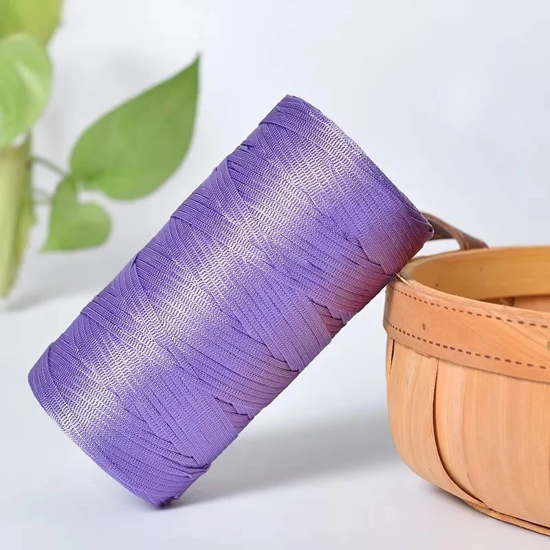 Ice Silk Thread for Summer Crochet – 250g Roll, 2.5mm Thick