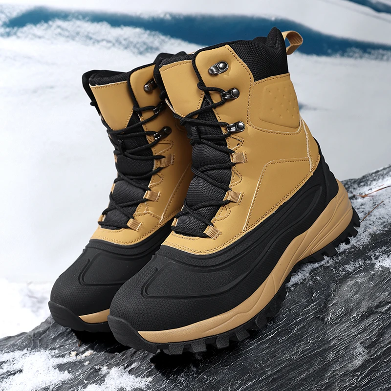 Men's Waterproof High-Top Snow Boots