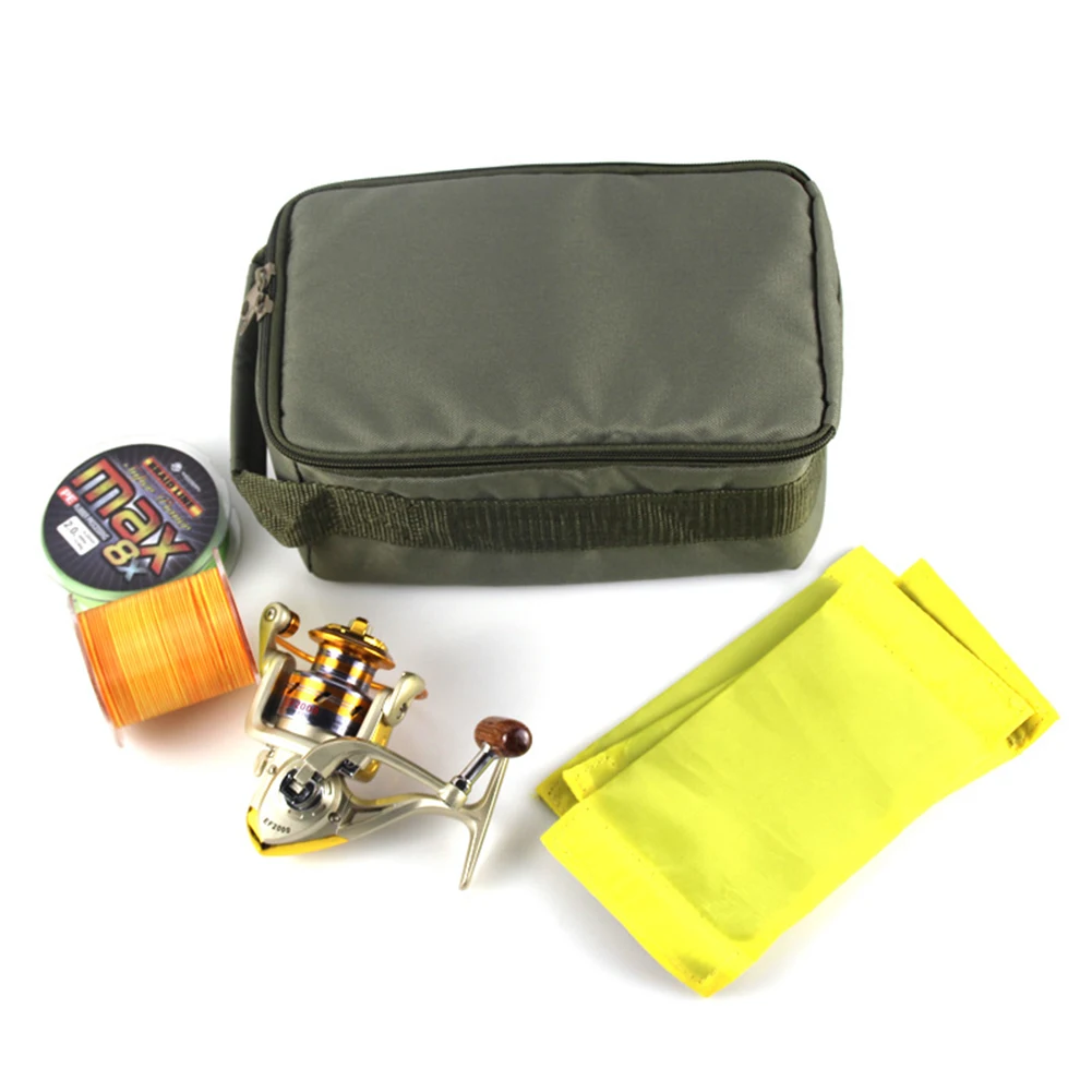 Fishing Reel Accessary Bag Handbag Fishing Line Reel Hook Baits Storage Bag  Case