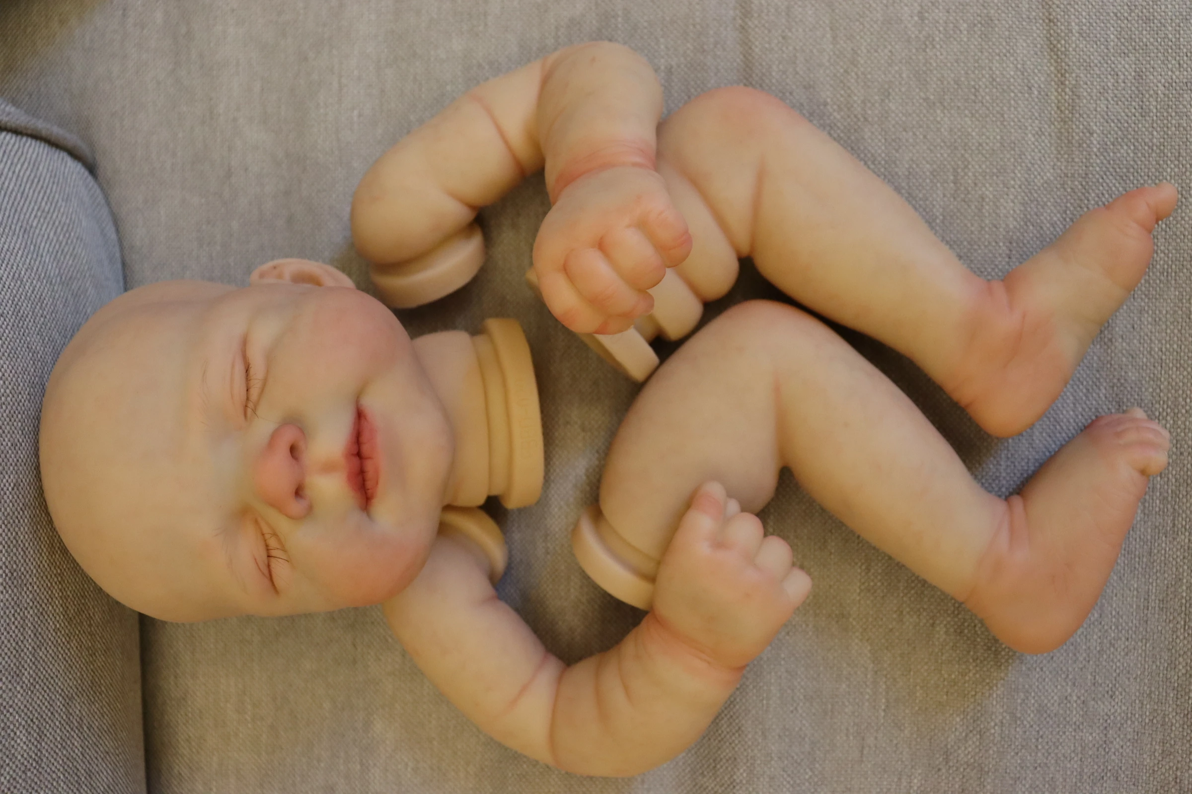 FBBD Artist Team Made 18inch Already Painted Kit Reborn Baby Doll Pascale unassembled High