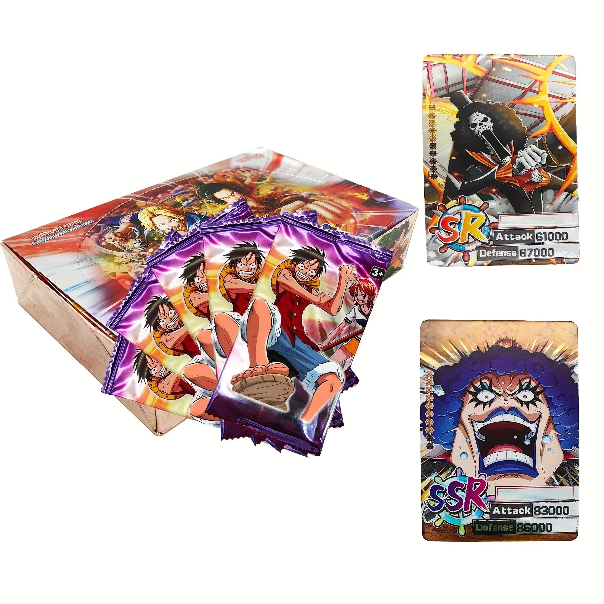 

One Piece Anime peripheral Straw Hat gang Luffy Nami rare collection card SSP game collection children's hobby Christmas gift