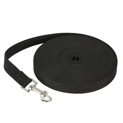 Durable Nylon Dog Training Leash - Adjustable Length Traction Rope - 1.2M (Black)