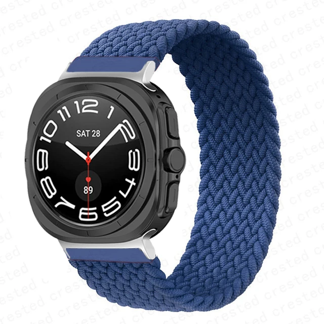 Braided Nylon Solo Loop Watch Strap - Ultra 47mm Band Accessory