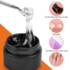 15G Soild Nail Glue Gel For Press On Nails,Fake Nail Tips,Acrylic Nails,Long-Lasting Strong Adhesion Gel Need UV Light Cured 3