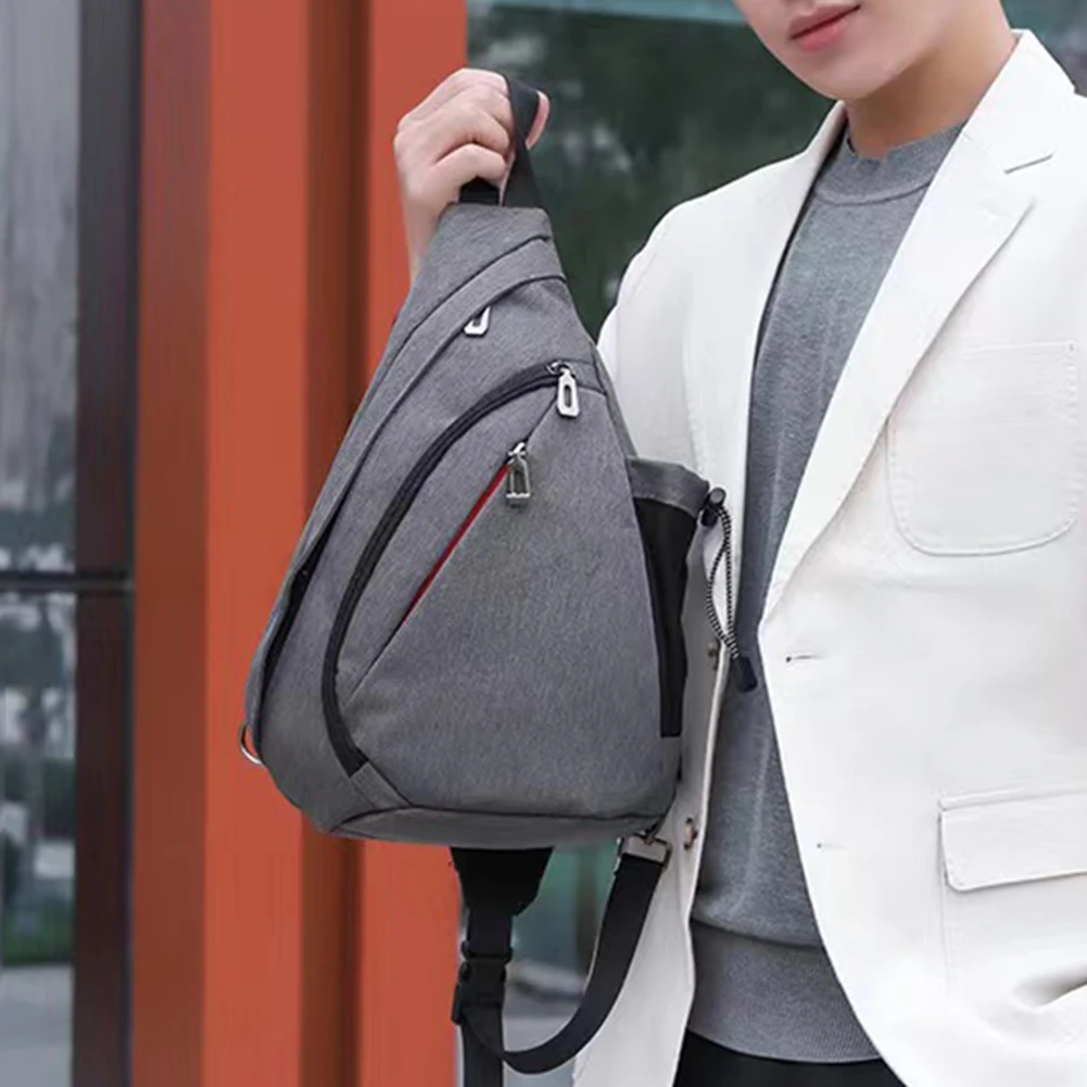 Man Chest Bag Oxford Messengers Bag Large Capacity Multifunctional