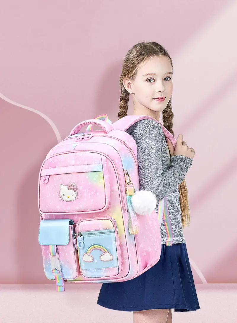 Cartoon Sanrio Hello Kitty Kawaii Waterproof AntiLost Backpack