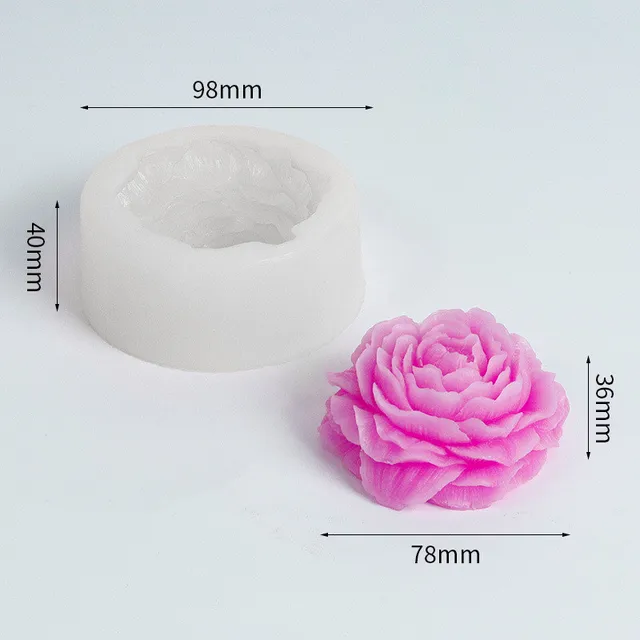 Silicone Molds Candles Flowers  Molds Large Silicone Flowers - Candle Mold  Handmade - Aliexpress