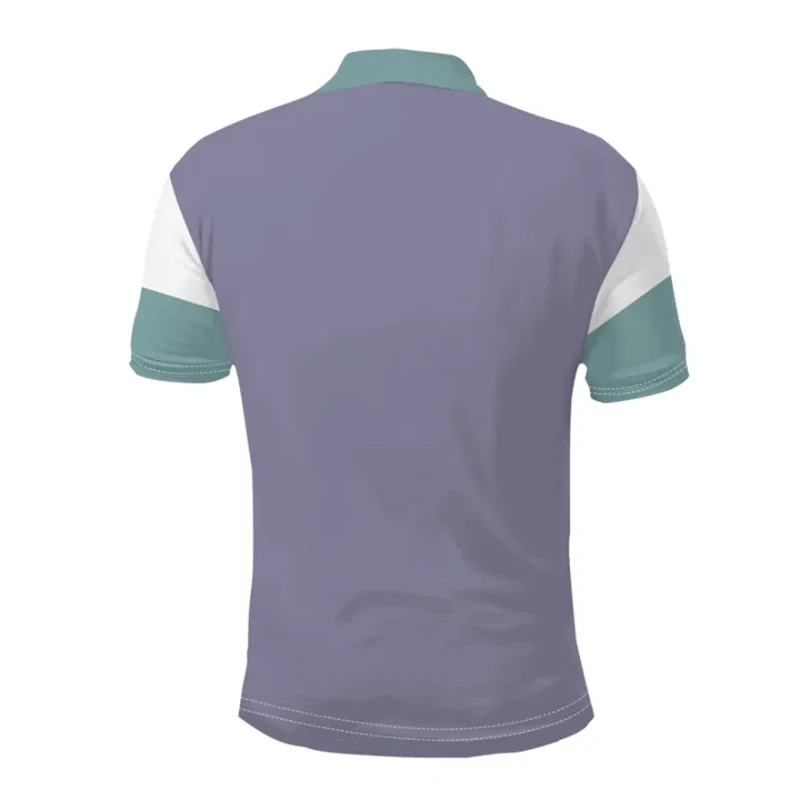 Men's Polo Shirt Business Casual Lapel Short Sleeve Fashion Modern Striped Zipper Summer Black White Polos Men's Clothing 10 S8665831d3d2e48f99624939f2b400bb2z