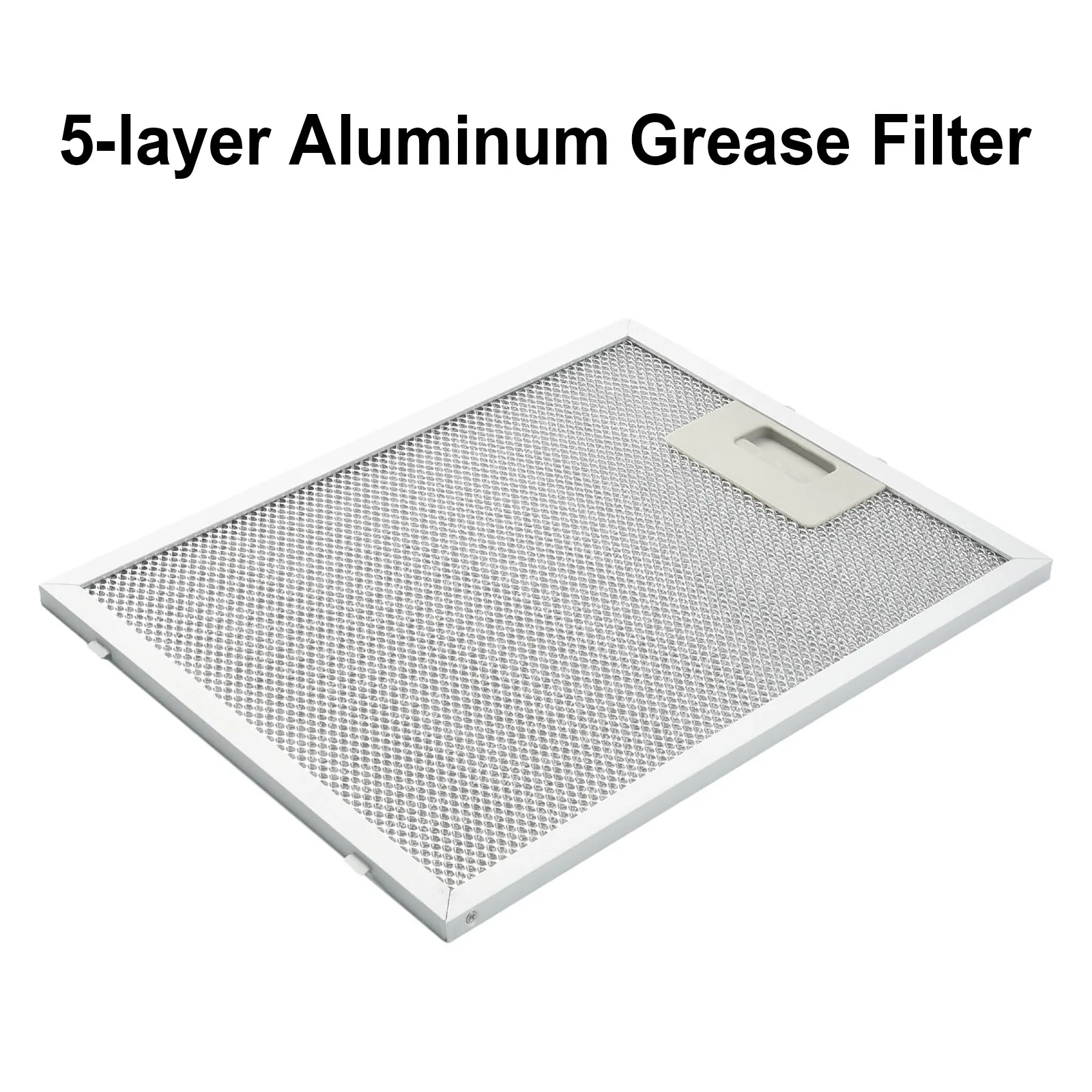 Description Picture 5 of itemSilver Kitchen Cooker Hood Filters Metal Mesh Extractor Vent Filter 300 X 240 X 9mm Hoods Oil Filter Range Hood Grease Part