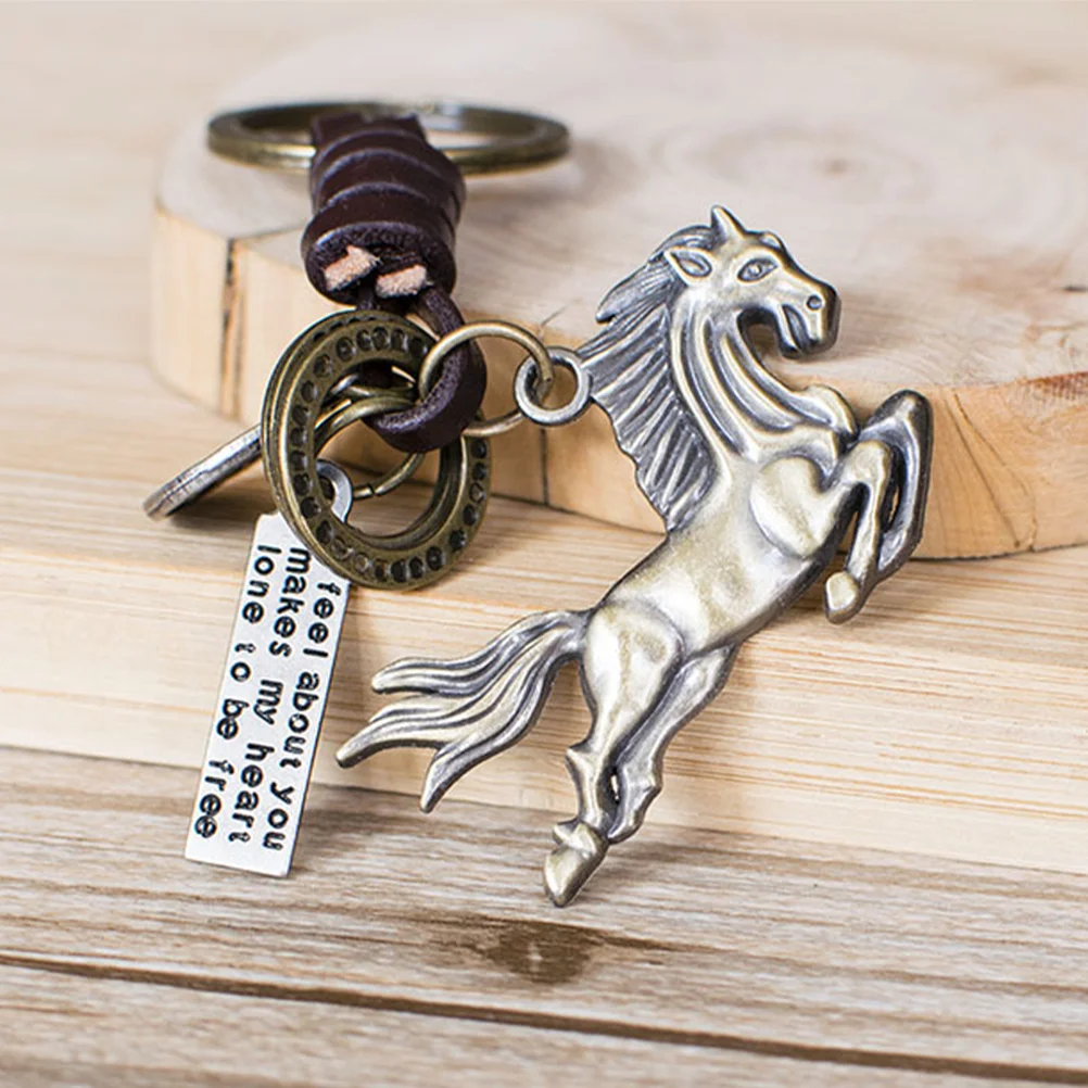 

Horse Keychain Metal Horse Keyring Purse Backpack Hanging Pendant Animals Keyring