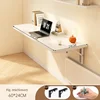 Wall foldable desk wall mounted Folding desk against the wall study Table Home wall hanging computer desk balcony wall bar table 3