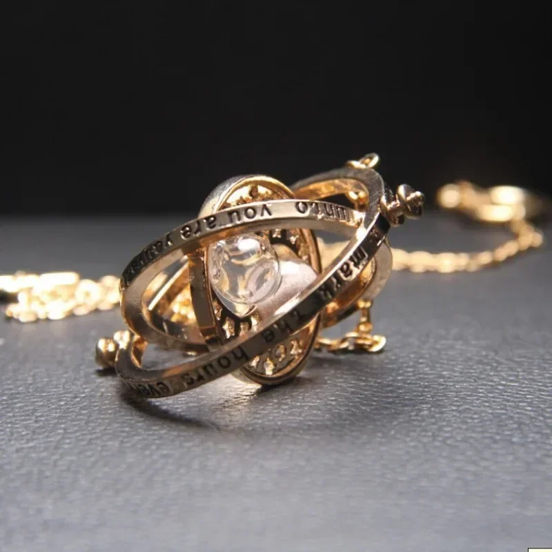 Time Converter Necklace Wand Time Turner Hourglass Snitch Pendant Triangle
