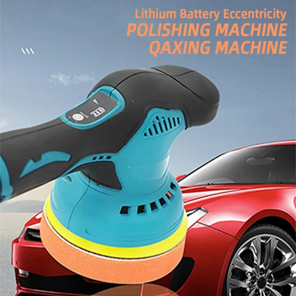 12V Cordless Car Polishing Machine 8 Gears 380W Automotive Electric Waxing Repairing Wireless Sander Polish