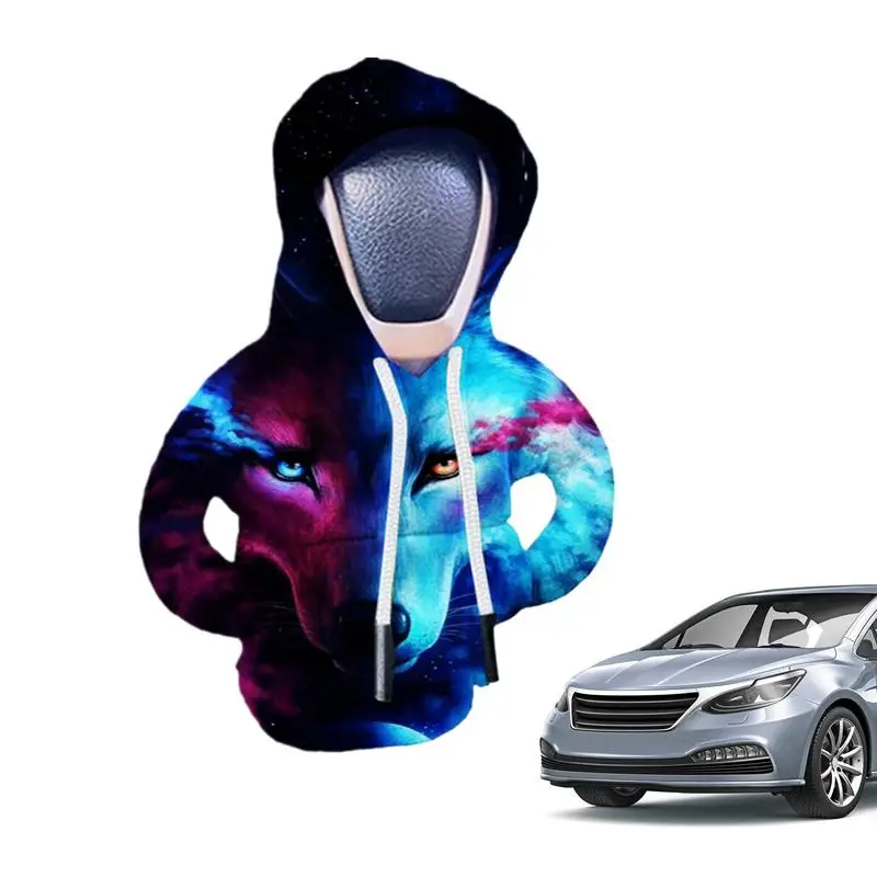 

Car Gear Shift Sleeve Shift Hoodie Protector Auto Sleeve Shift Gear Decoration With Clear Patterns For RV SUV Van Truck