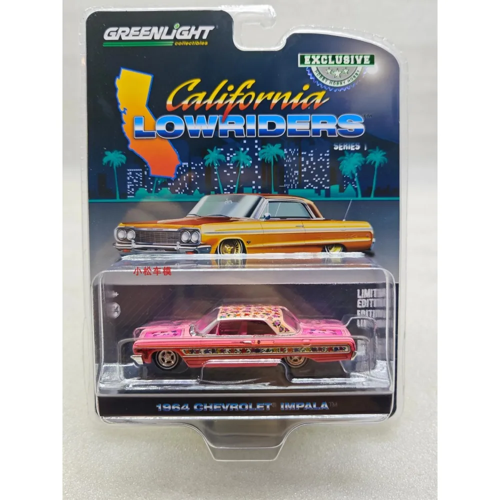 GREENLIGHT 1964 IMPALA ローライダーグリーンカー　チェイス Greenlight 1:64 1964 Chevrolet Impala SS Lowrider Black