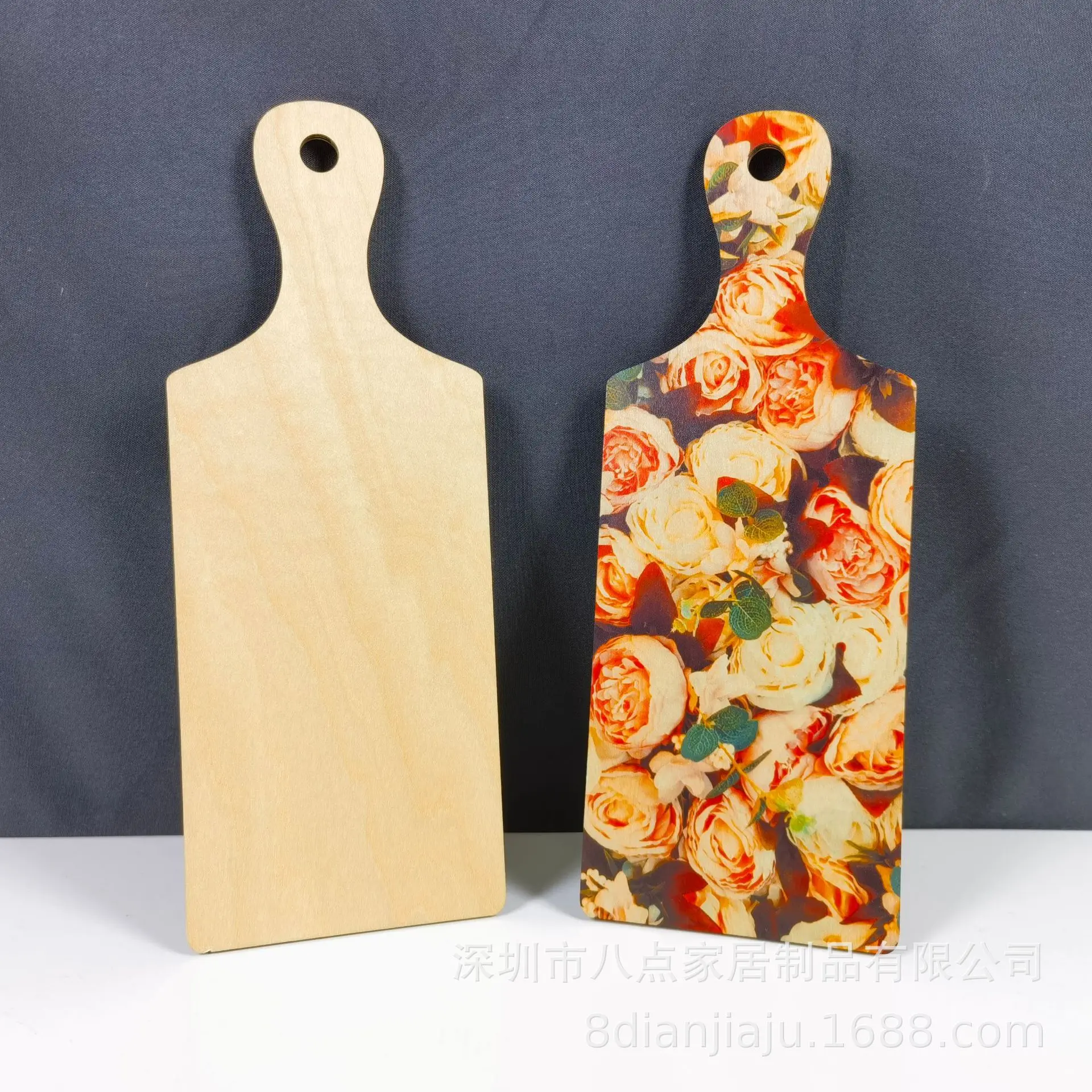 승화용 도마 블랭크 나무 도마, DIY 공예, 크리스마스, 추수감사절, 홈 주방 장식, 100 개