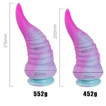 Mixed Rainbow Huge Buttplug Tentacles Anal Plug for Women Sex Toy Adult Games Big Dildo Anal Butt Plug Annal Sexy Toys Sexshop 6