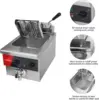 Deep Fryer Extra Large with Drain,Timer,Basket and Lid for Restaurant Use  Commercial 4