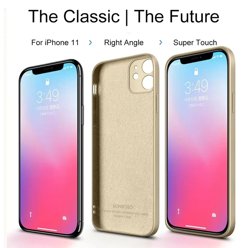 Premium Liquid Silicone Phone Case - Ultra-Slim, Shockproof Protective Cover