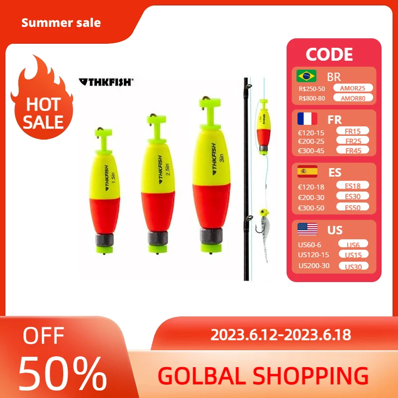 Fishing Float Bobber Yellow Fishing Tackle Accessories Thkfish