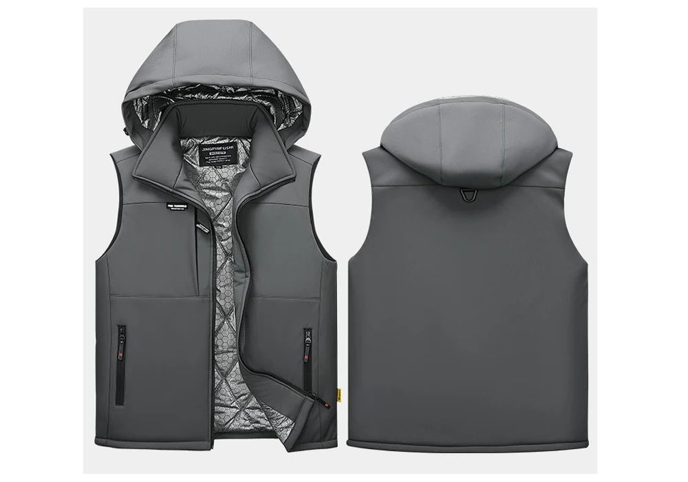 Winter Men's Warm Down Vest - Quality Assurance